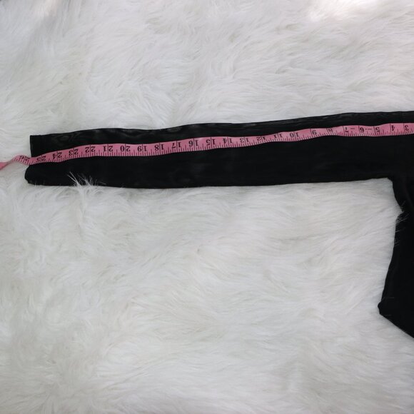 Forever 21 Black Crop Top with Sheer Long Sleeves 🖤 - Picture 10 of 10